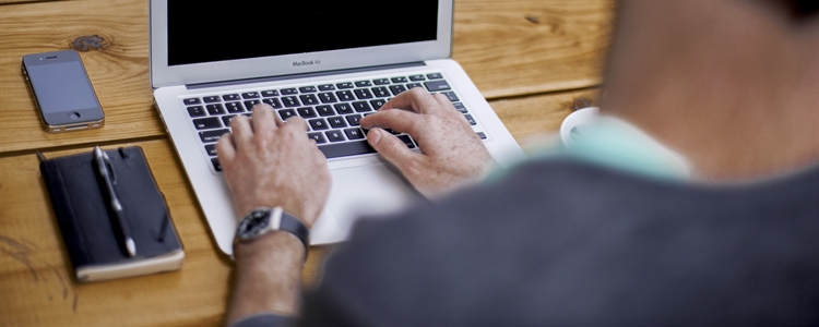 man on laptop